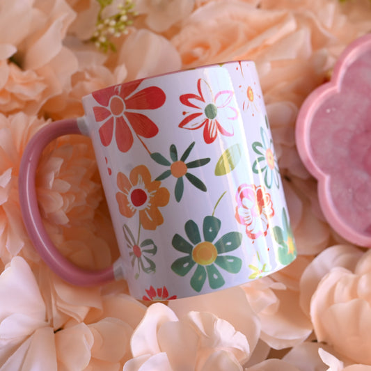 Mug & Resin Coaster Gift Box | Pink Floral Edition | Ready to Ship