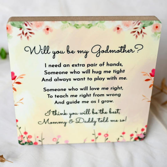 Godmother Proposal Frame | Ready to Ship