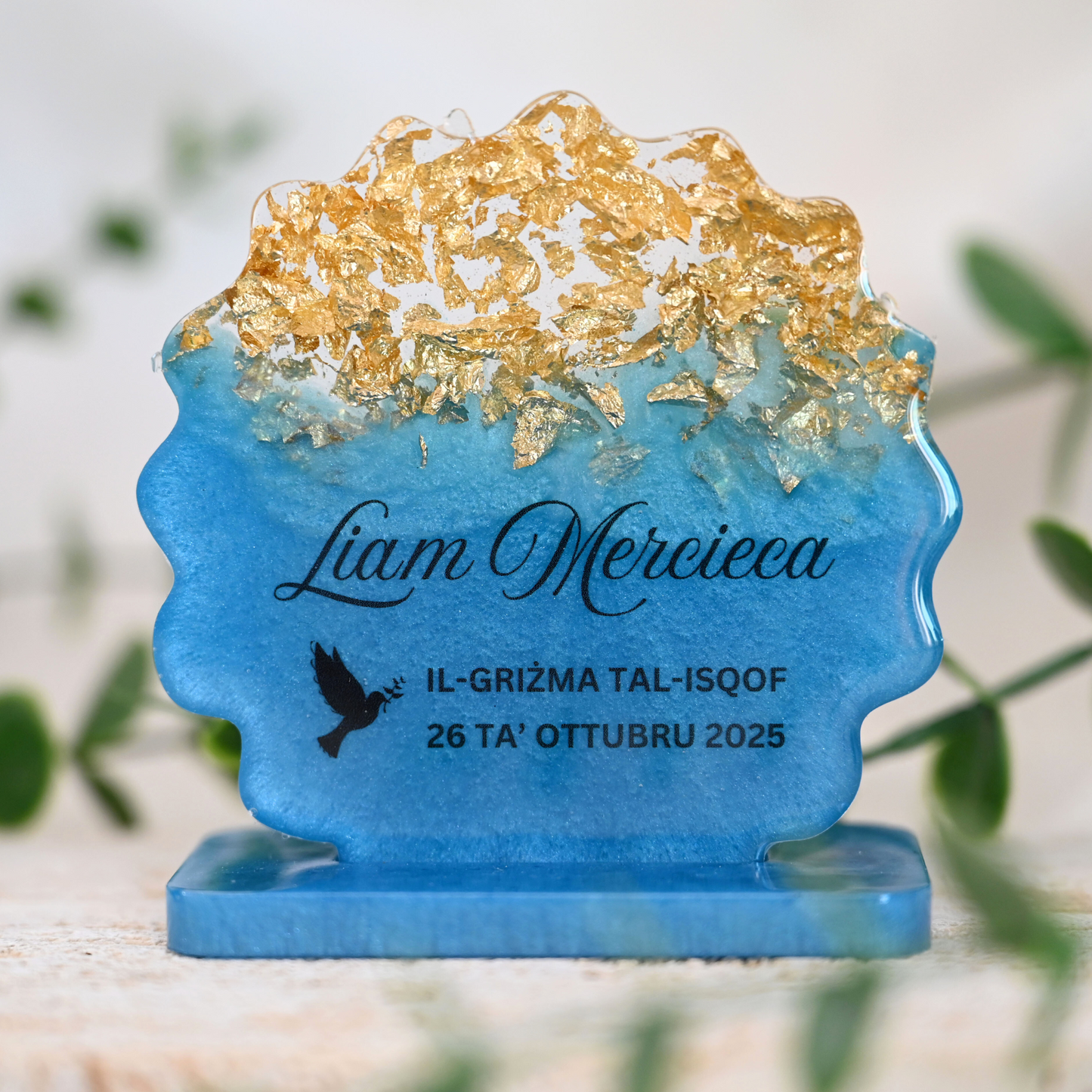 Framed Keepsake Plaque | 8cm | Organza Bags