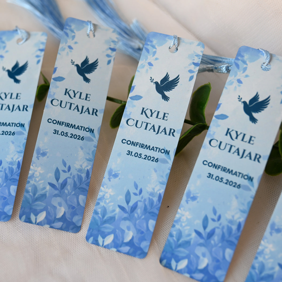 Confirmation Metal Bookmarks | Personalised Souvenirs