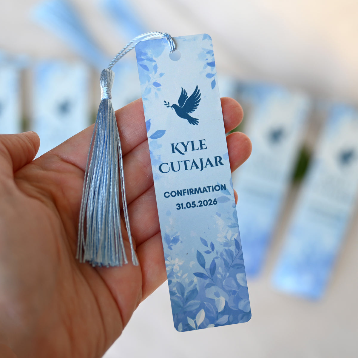 Confirmation Metal Bookmarks | Personalised Souvenirs