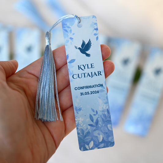 Confirmation Metal Bookmarks | Personalised Souvenirs