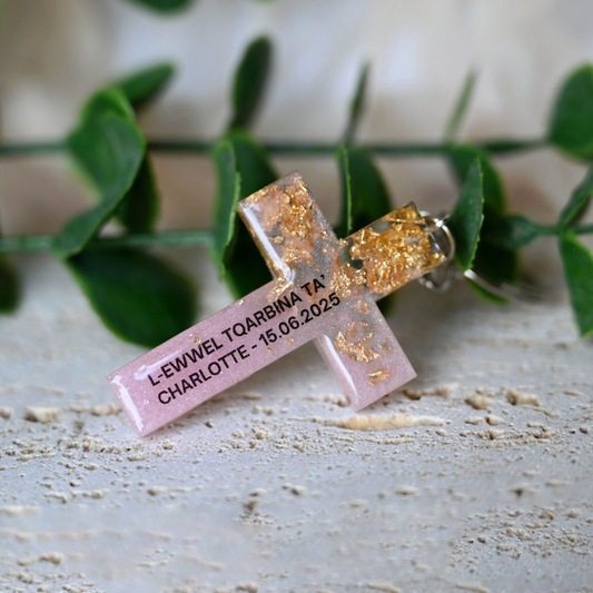 Resin Cross Keychains | Personalised Souvenirs