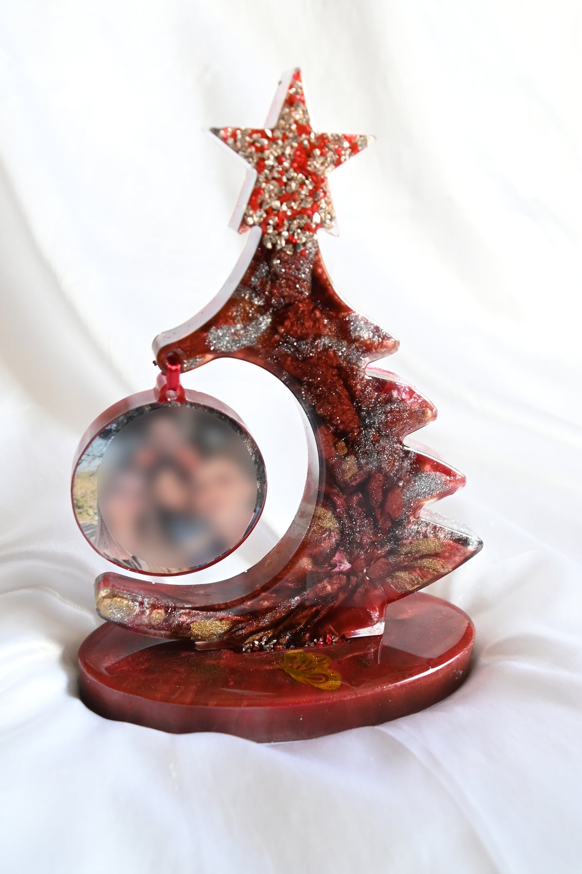 Resin Christmas Tree with Photo | Custom Made