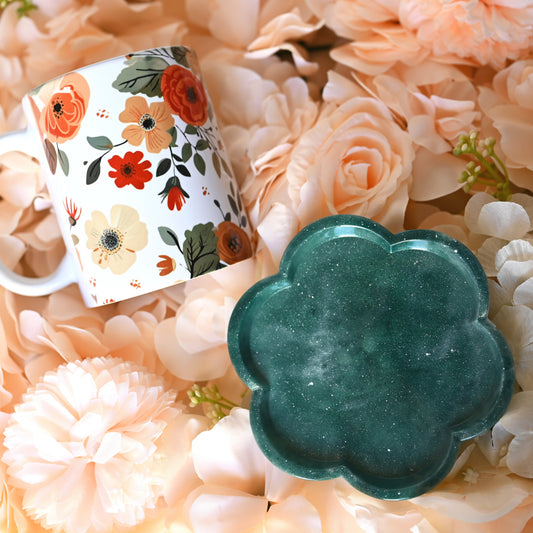 Mug & Resin Coaster Gift Box | Floral Edition