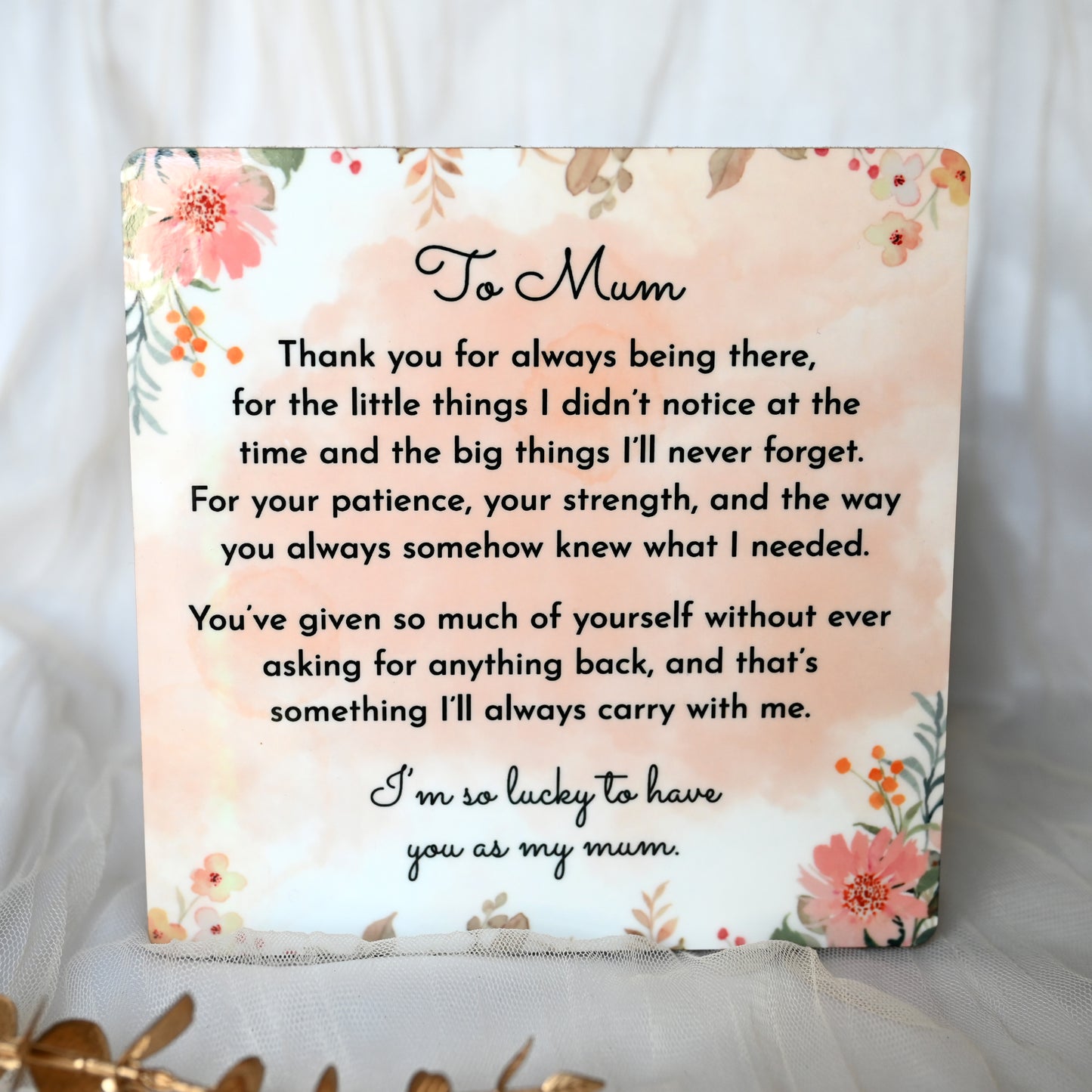 Custom Text Frame | Gift Box Ready