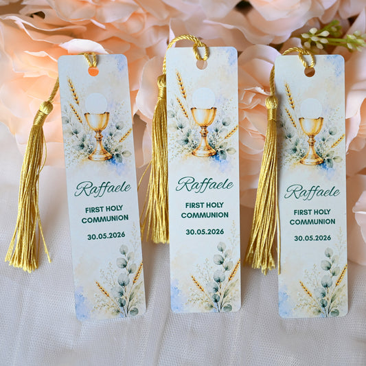 First Holy Communion Metal Bookmarks | Personalised Souvenirs