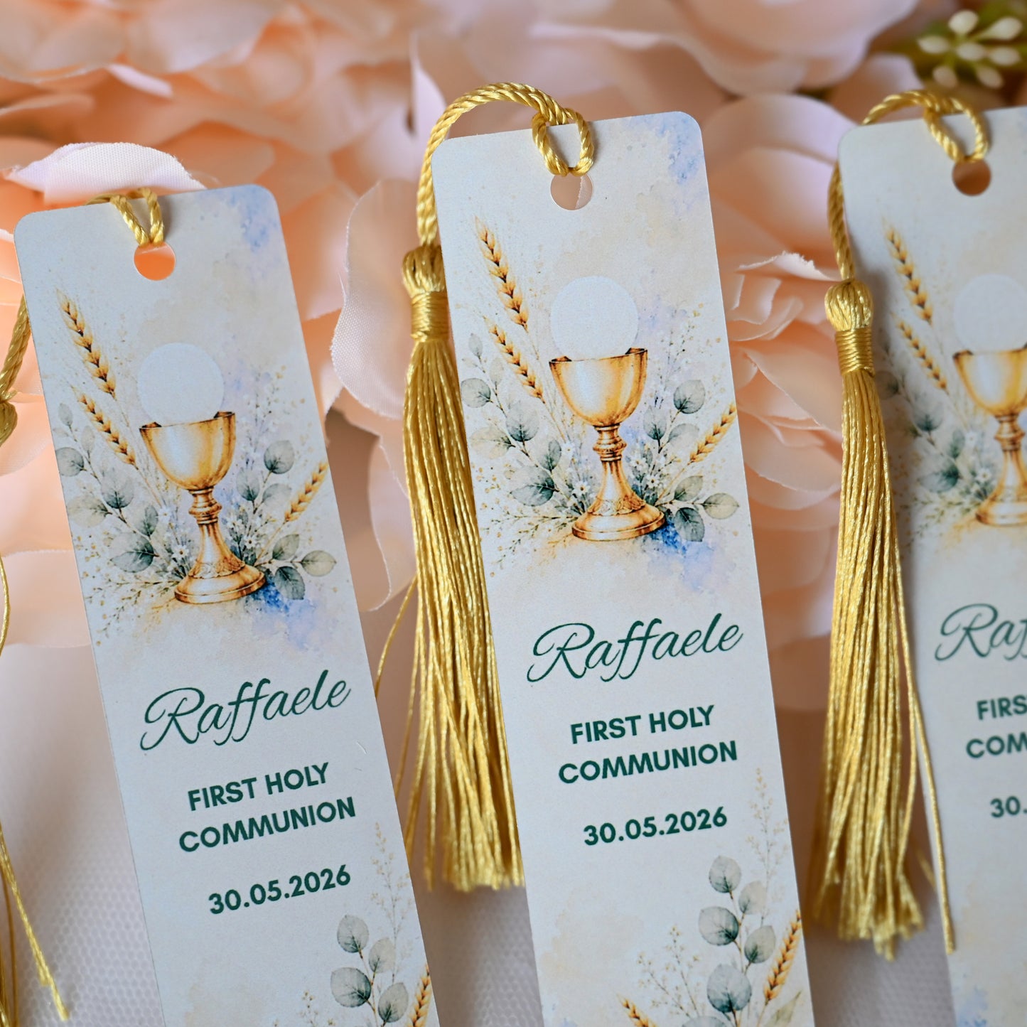 First Holy Communion Metal Bookmarks | Personalised Souvenirs
