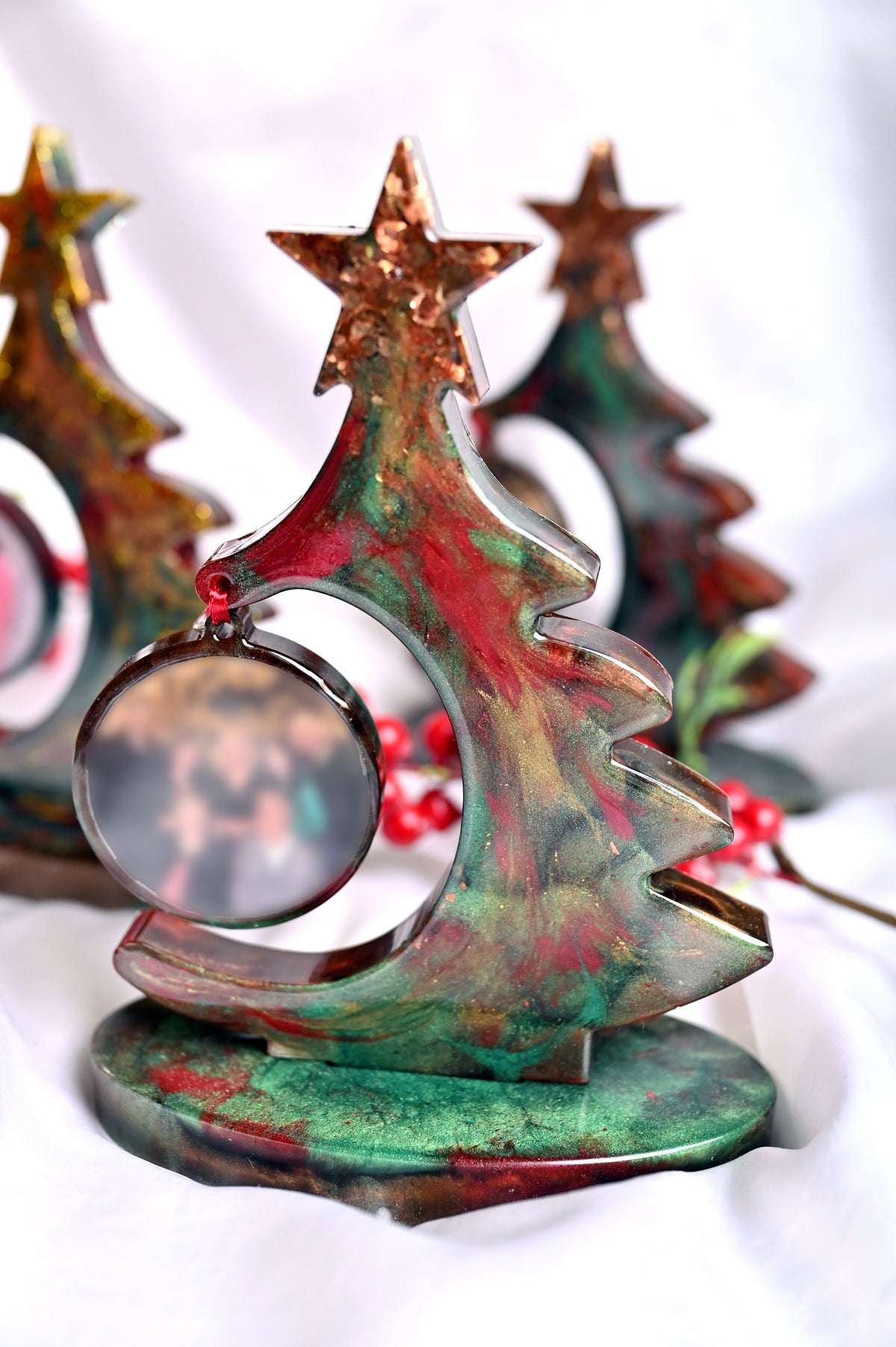 Resin Christmas Tree with Photo | Custom Made