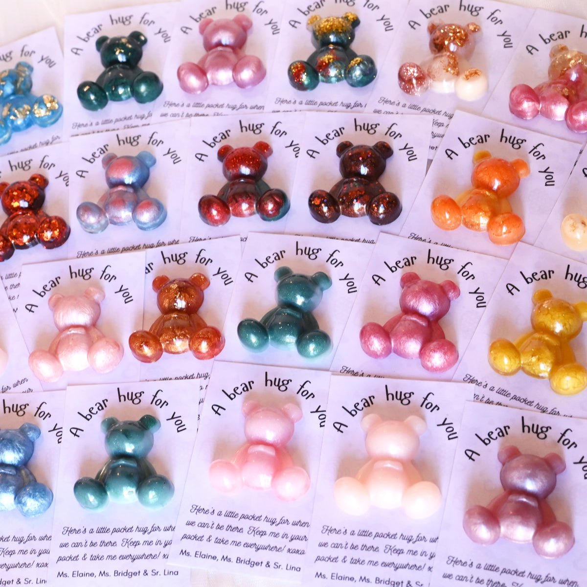 Pocket Hug Resin Bears | Personalised Souvenirs