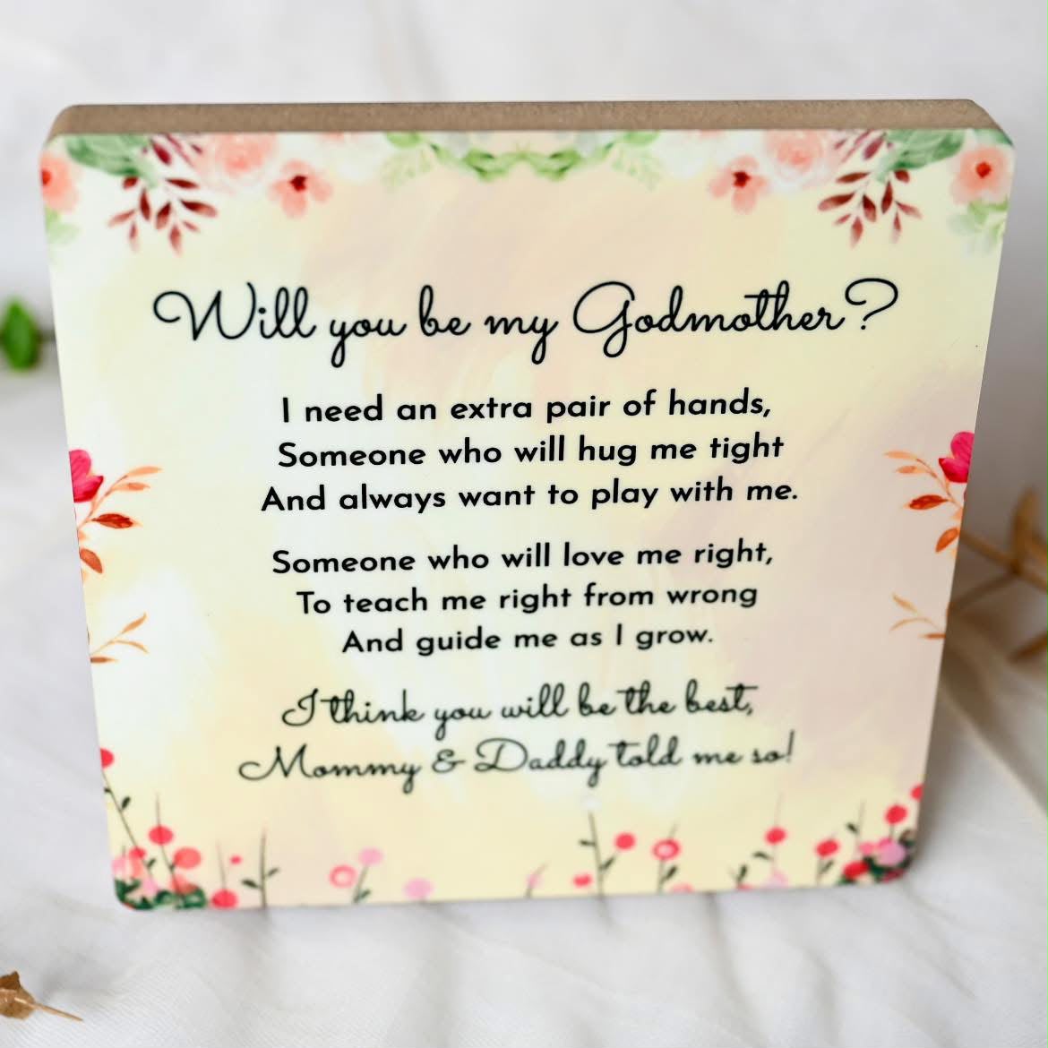 Godmother Proposal Frame | Ready to Ship