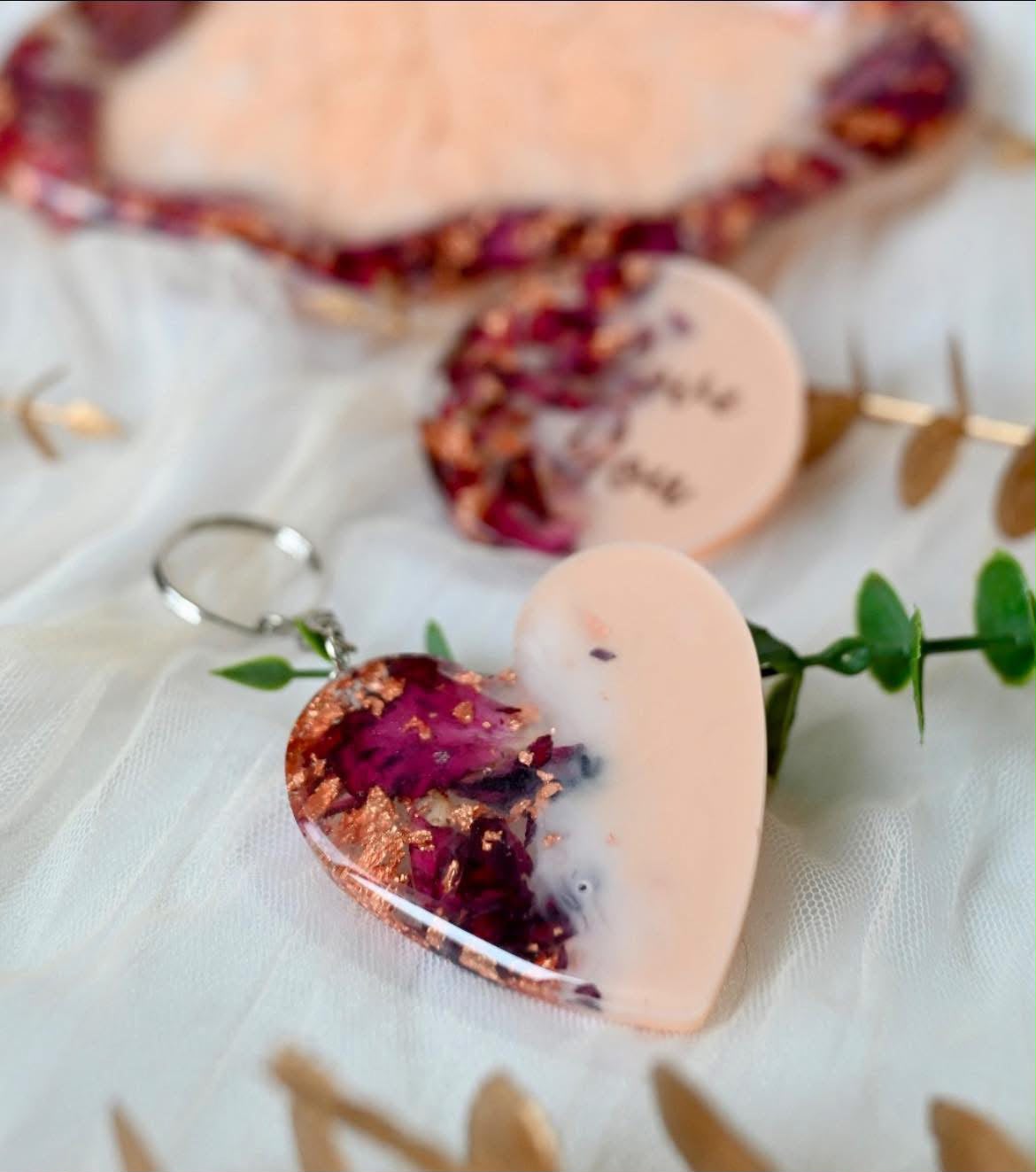 Peach & Rose Gold “Love You” Gift Box | One of a Kind | Ready to Ship