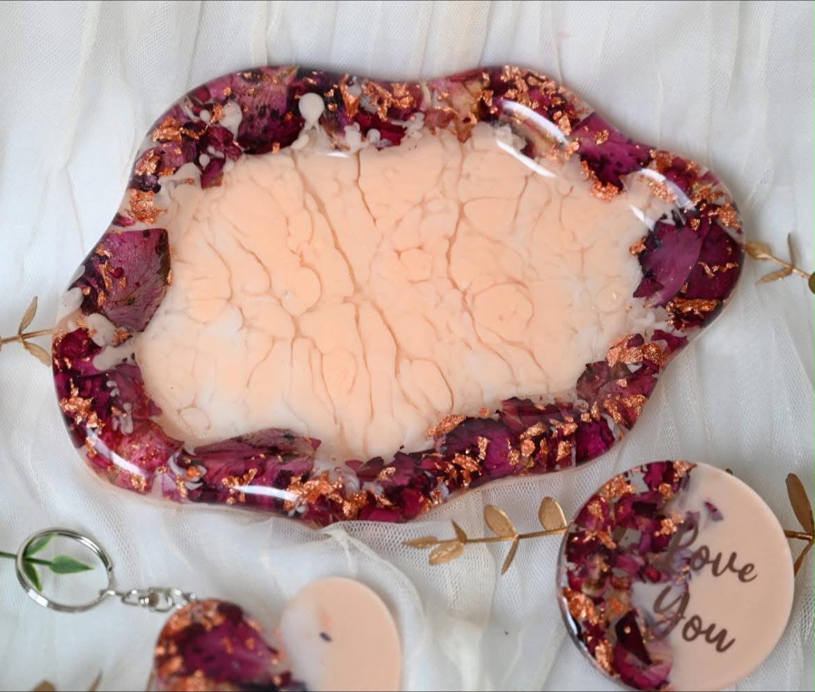 Peach & Rose Gold “Love You” Gift Box | One of a Kind | Ready to Ship
