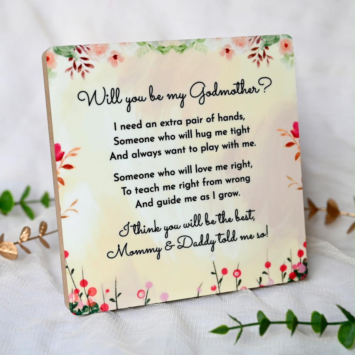 Godmother Proposal Frame | Ready to Ship