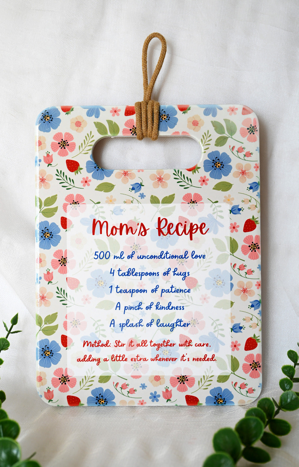 Mom’s Recipe Ceramic Chopping Board | Ready to Ship