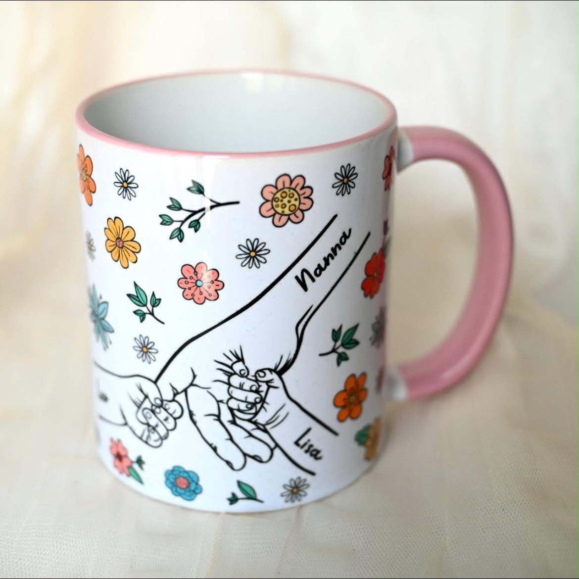 Hands Full of Love Personalised Mug | Custom Made