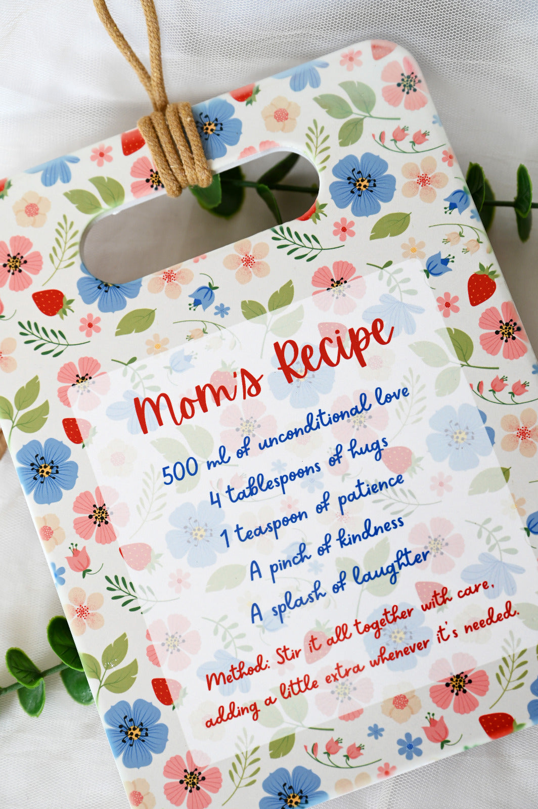 Mom’s Recipe Ceramic Chopping Board | Ready to Ship